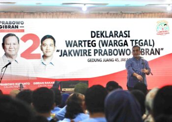 Warteg se-Jabodetabek Deklarasi Dukung Prabowo-Gibran