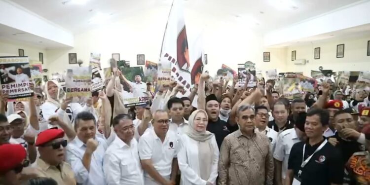 RELAWAN PERISAI PRABOWO: Prabowo – Gibran Akan Bawa Indonesia Maju