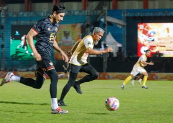 Semarakkan Specta Jateng, Artis dan Kepala OPD Jateng Tanding “Si Kulit Bundar”